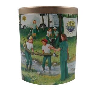 Girl Scout Tin Eco Action 2005 1970s Girl Scout Promise Collection Ashdon Farms